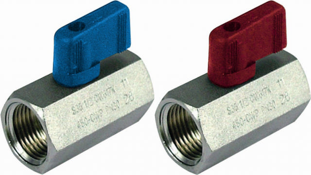 Ball Valve, Mini - Female x Female