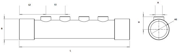 Heavy Duty Inline Stainless Steel Manifold